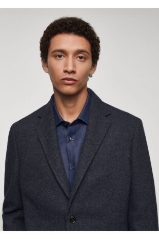 کت آبی مردانه مانگو 67020635