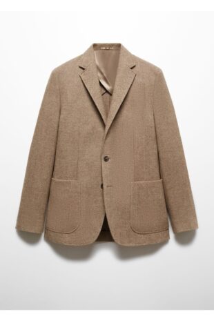 کت بژ مردانه مانگو 67020636