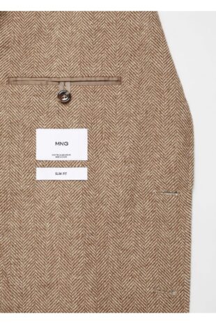 کت بژ مردانه مانگو 67020636