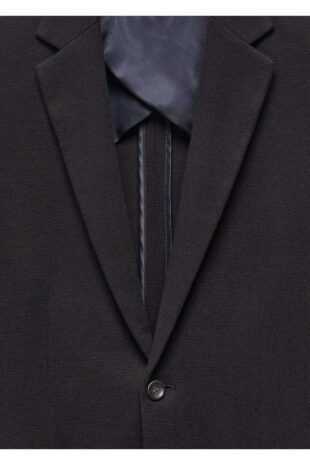 کت سیاه مردانه مانگو 67070624