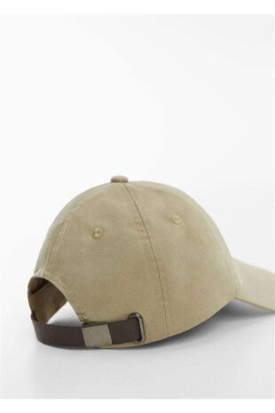 کلاه لبه دار قهوه ای مردانه مانگو 67010682