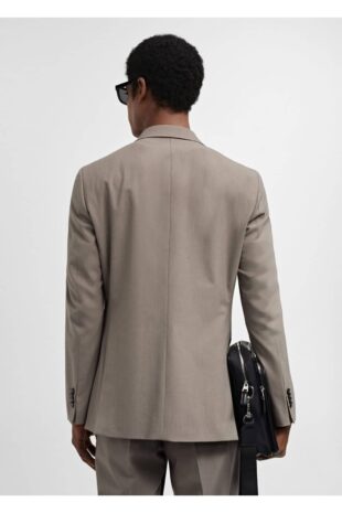 کت بژ مردانه مانگو 67084445
