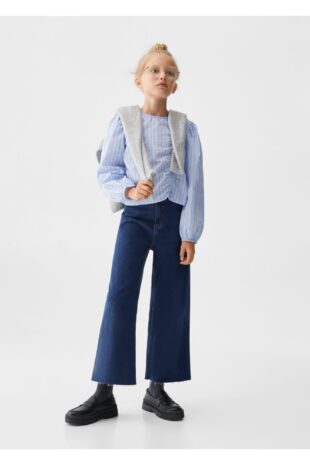 بلوز آبی دخترانه مانگو 67063686