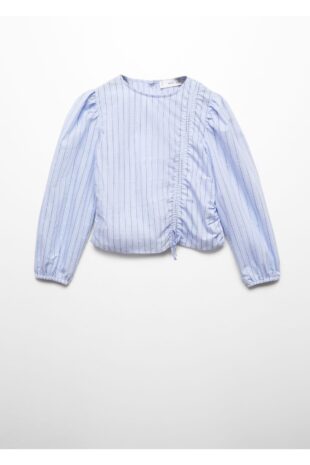 بلوز آبی دخترانه مانگو 67063686