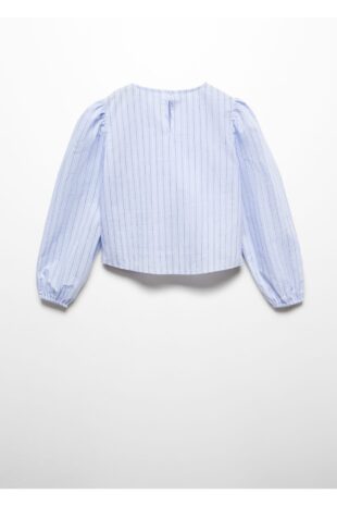 بلوز آبی دخترانه مانگو 67063686