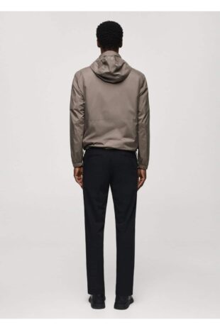 کت خاکی مردانه مانگو 67034444