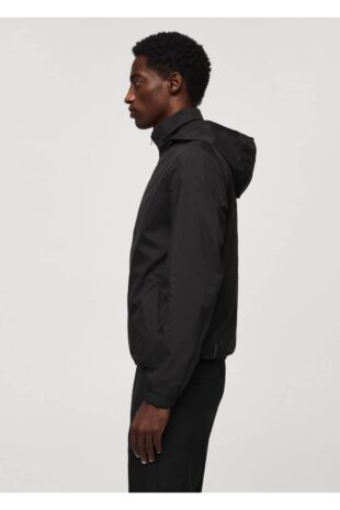 کت سیاه مردانه مانگو 67034444