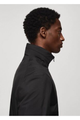 کت سیاه مردانه مانگو 67034444