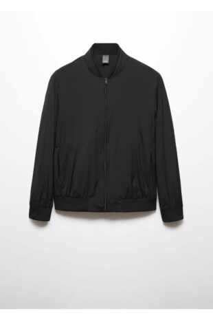 کت سیاه مردانه مانگو 67044440