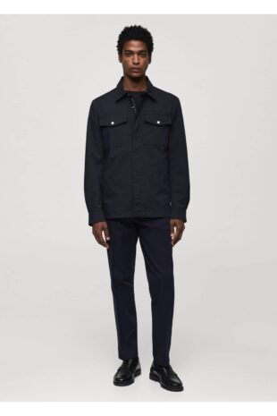 کت لاجورد مردانه مانگو 67044445