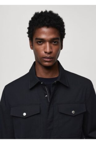 کت لاجورد مردانه مانگو 67044445