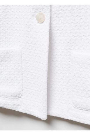 کت سفید دخترانه مانگو 67045154