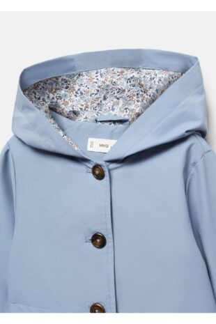 پالتو آبی دخترانه مانگو 67094014