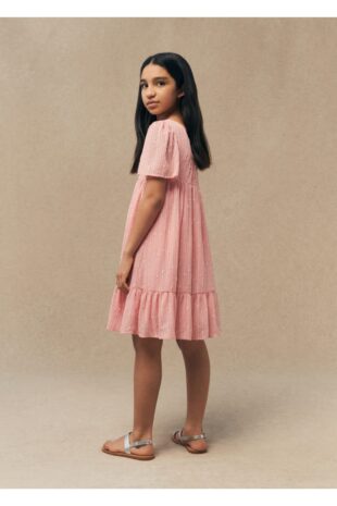 لباس قرمز دخترانه مانگو 67094773