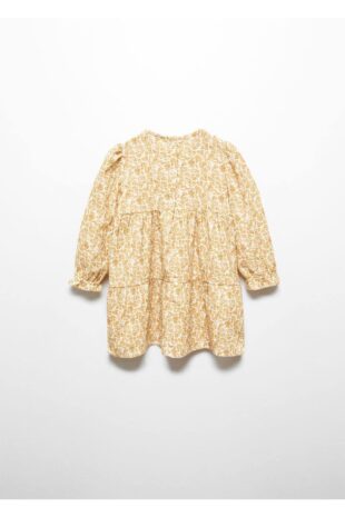 لباس قهوه ای دخترانه مانگو 67053689