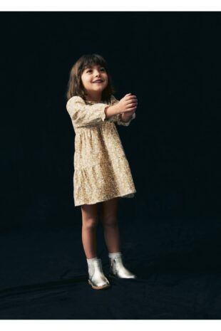 لباس قهوه ای دخترانه مانگو 67053689