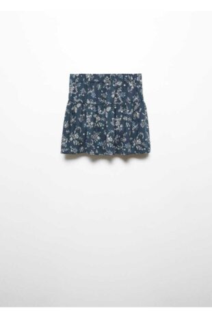 دامن لاجورد دخترانه مانگو 67073688