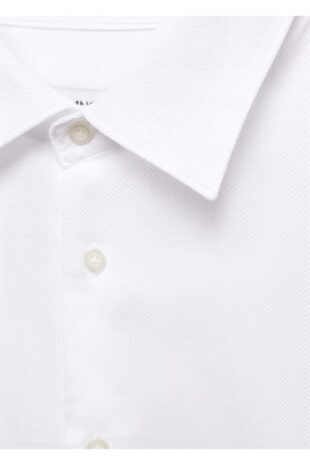 پیراهن آبی مردانه مانگو 67040636