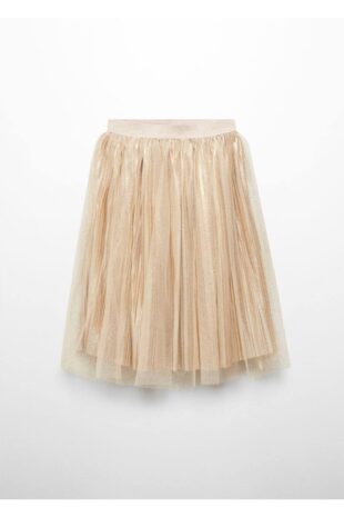 دامن طلایی دخترانه مانگو 67044771