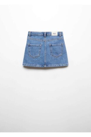 دامن لاجورد دخترانه مانگو 67052528