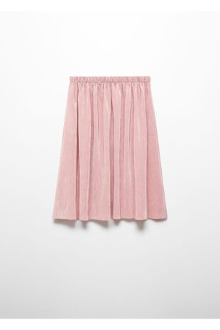 دامن صورتی دخترانه مانگو 67064770