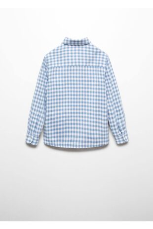 پیراهن آبی پسرانه مانگو 67012535