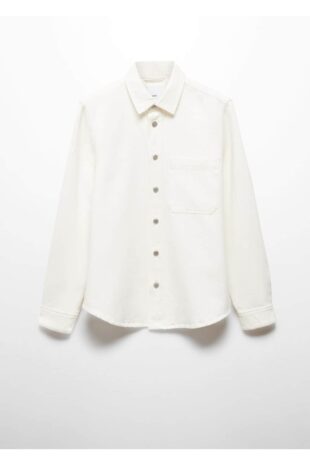 کت سفید مردانه مانگو 67075139