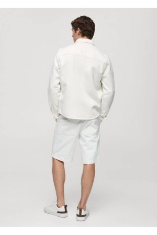 کت سفید مردانه مانگو 67075139