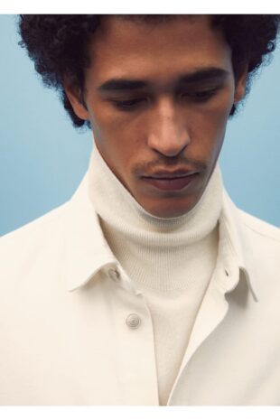 کت سفید مردانه مانگو 67075139