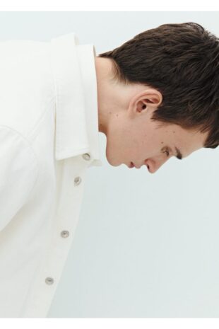 کت سفید مردانه مانگو 67075139