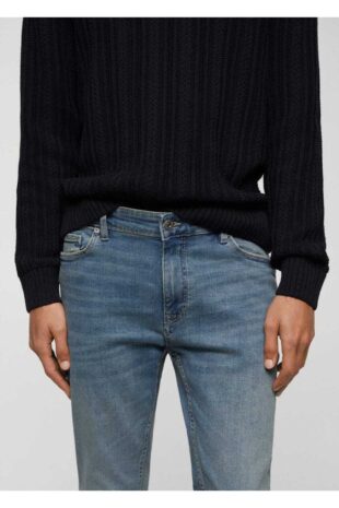 شلوارک سبز فاق نرمال مردانه مانگو 67010637