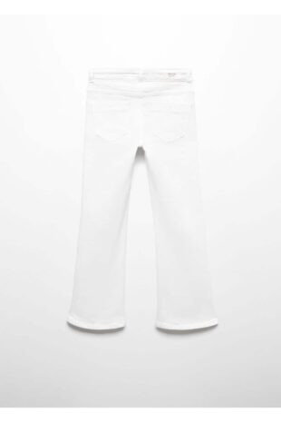 شلوارک سفید فاق نرمال دخترانه مانگو 67022530