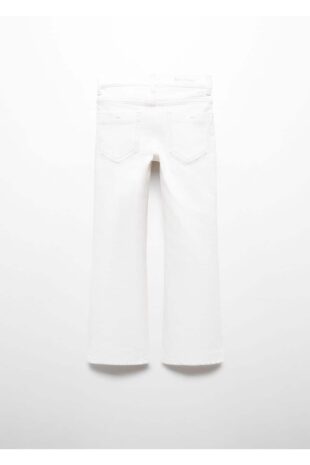 شلوارک سفید فاق نرمال دخترانه مانگو 67030467