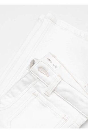 شلوارک سفید فاق نرمال دخترانه مانگو 67030467