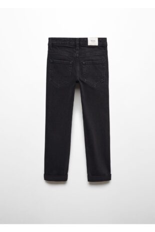 شلوارک سیاه فاق نرمال پسرانه مانگو 67034452