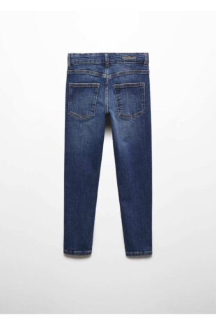 شلوارک آبی فاق نرمال پسرانه مانگو 67061505