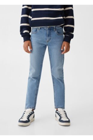 شلوارک لاجورد فاق نرمال پسرانه مانگو 67061505