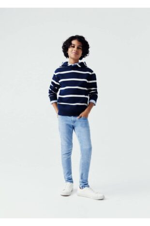 شلوارک آبی فاق نرمال پسرانه مانگو 67070660