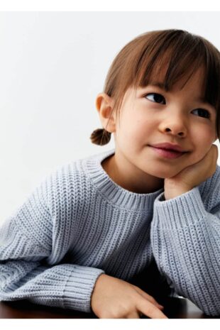 بافت آبی دخترانه مانگو 67020679