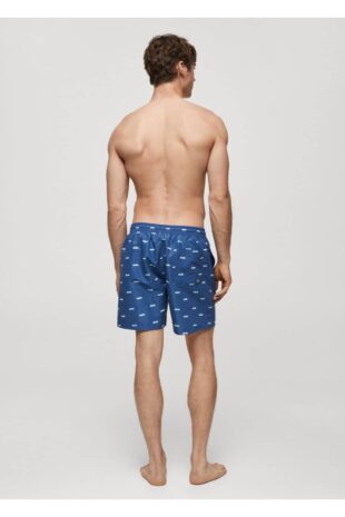 شورت شنا لاجورد مردانه مانگو 67006054