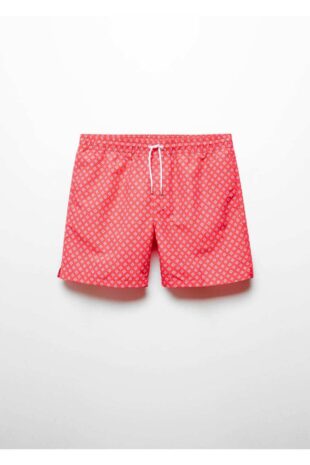 شورت شنا قرمز مردانه مانگو 67006055