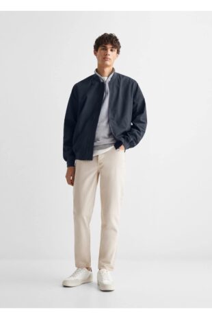 کت آبی مردانه مانگو 67042919