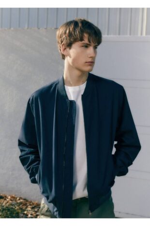 کت آبی مردانه مانگو 67042919