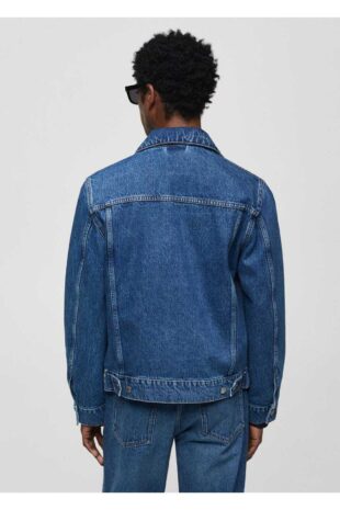 کت آبی مردانه مانگو 67064442