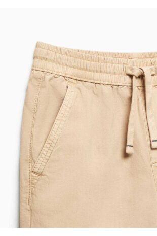 شلوار بژ فاق نرمال پسرانه مانگو 67062915