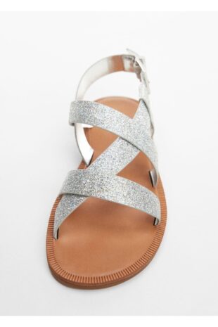 صندل نقره اي دخترانه مانگو 67024444