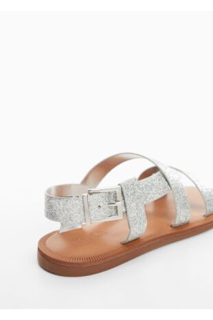 صندل نقره اي دخترانه مانگو 67024444