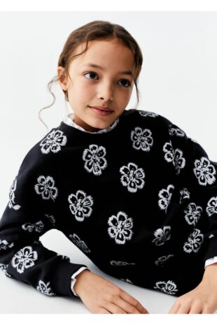 سویشرت لاجورد دخترانه مانگو 67030662