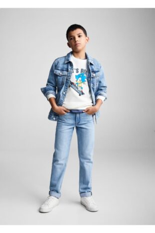 سویشرت سفید پسرانه مانگو 67040452