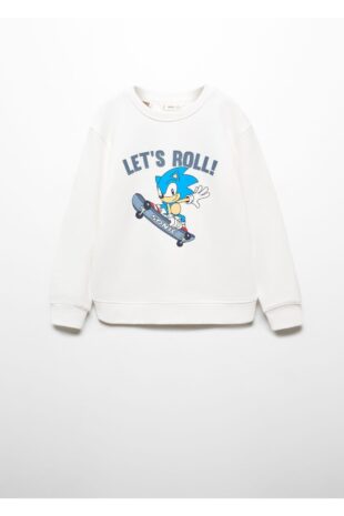 سویشرت سفید پسرانه مانگو 67040452